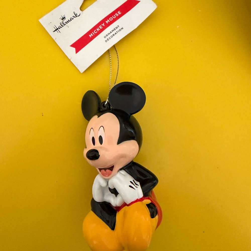 Hallmark Mickey Mouse Ornament in Black and Red